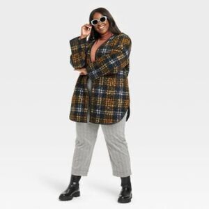 Women's NWOT Plus Size Cozy Overcoat - Ava & Viv 1X